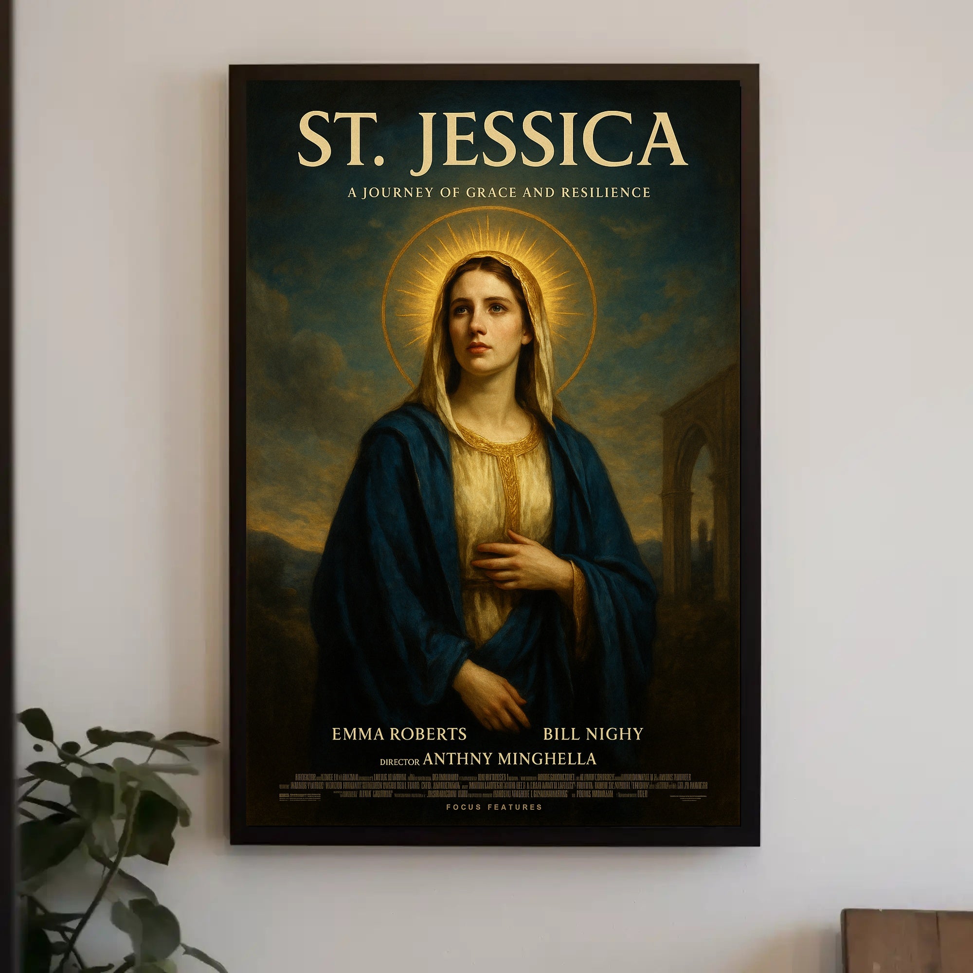 St. Jessica Religious Art Poster - Inspirational Decor