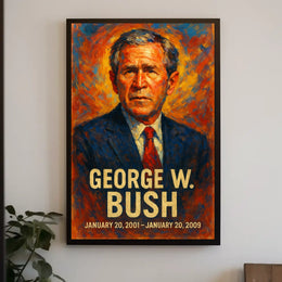George W. Bush Presidential Tenure Poster