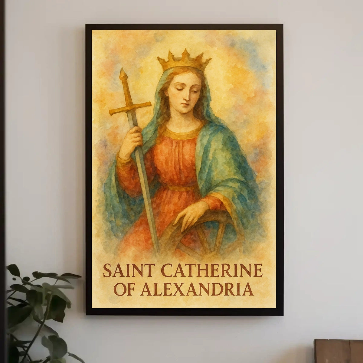 Saint Catherine of Alexandria Poster