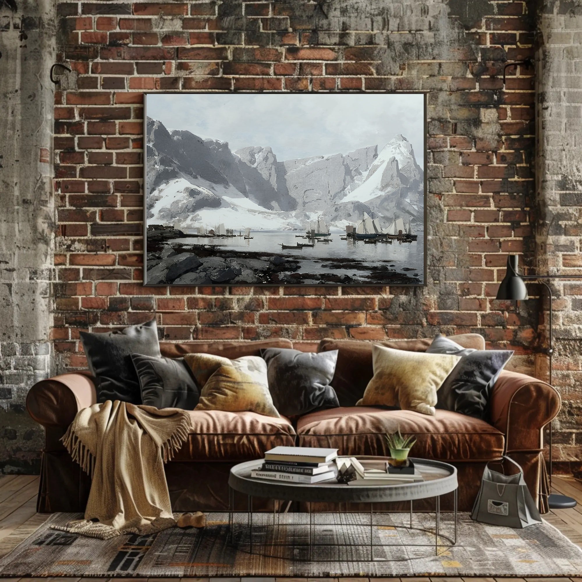 Arctic Sailing Scene Poster