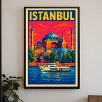 Istanbul A Vibrant Cityscape Poster