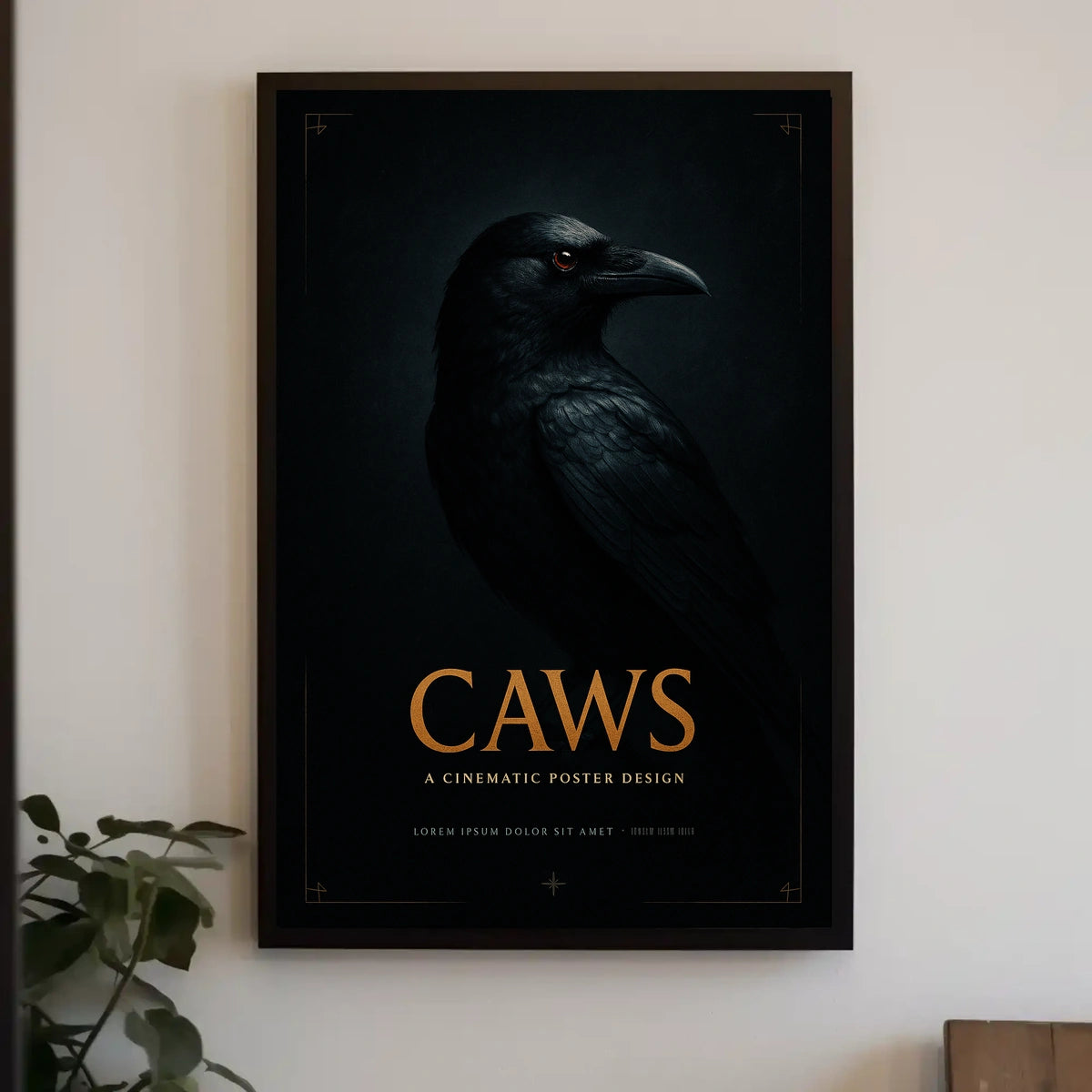 Caws A Cinematic Poster Design Poster