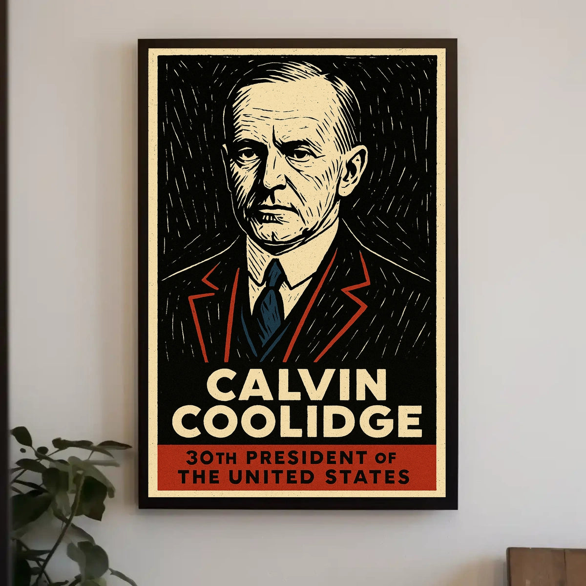 Calvin Coolidge 30th President Poster