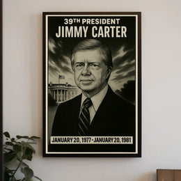 Jimmy Carter 39Th President Poster