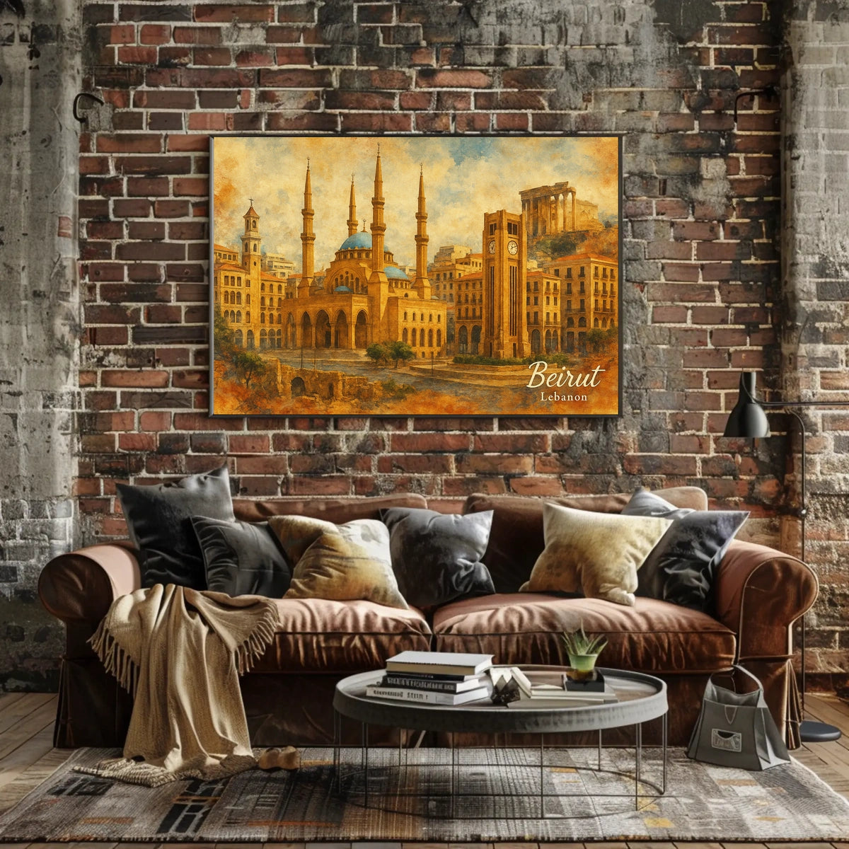 Beirut Cityscape Photography Realism Wanderlust Poster