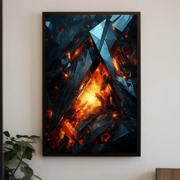 Crystalline Inferno Poster