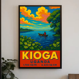 Lake Kioga, Uganda Poster