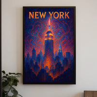 New York City Skyline Poster