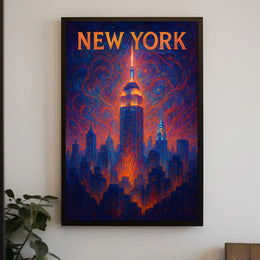 New York City Skyline Poster
