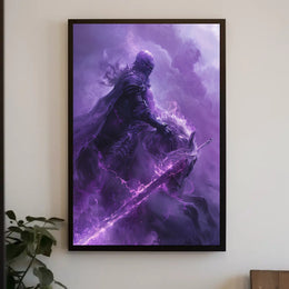 Medieval Knight on Mystical Horse Fantasy or Mythology Poster PosterGoat