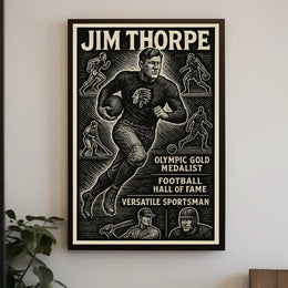 Legendary Athlete Celebration Poster