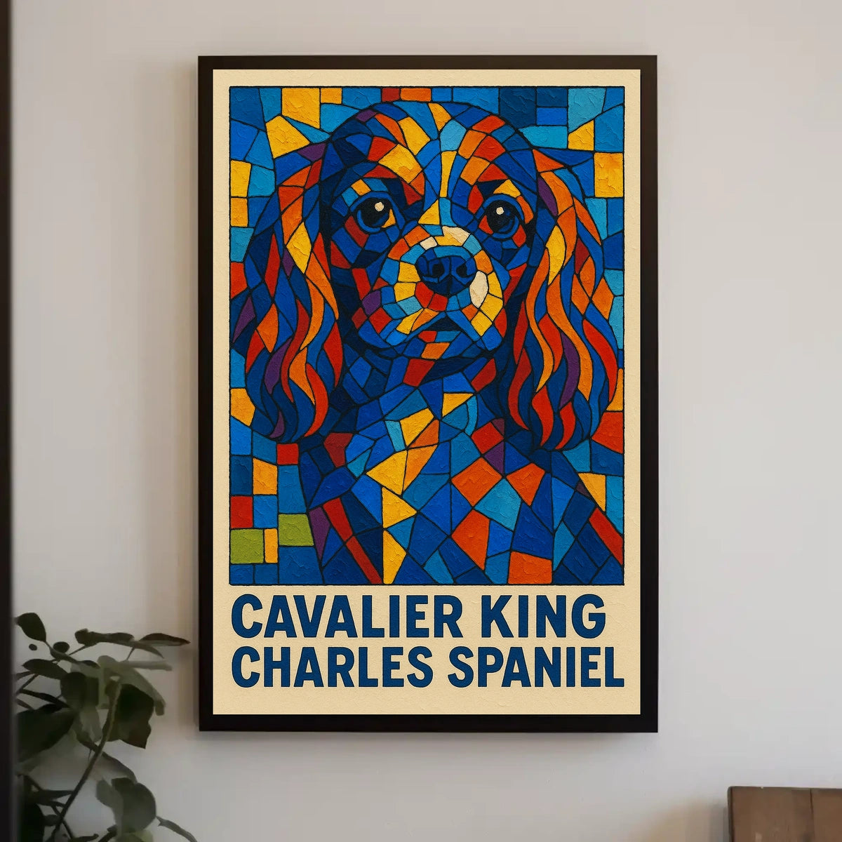 Cavalier King Charles Spaniel Art Poster