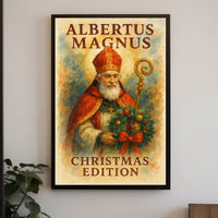 Albertus Magnus Christmas Historical Cultural Poster