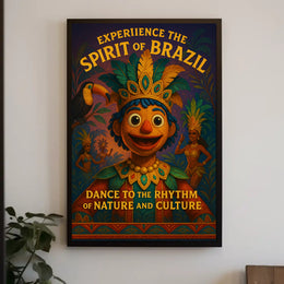 Experience The Spirit Of Brazil Poster