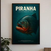 Piranha Underwater Terror Poster