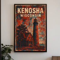 Kenosha, Wisconsin Lighthouse Poster