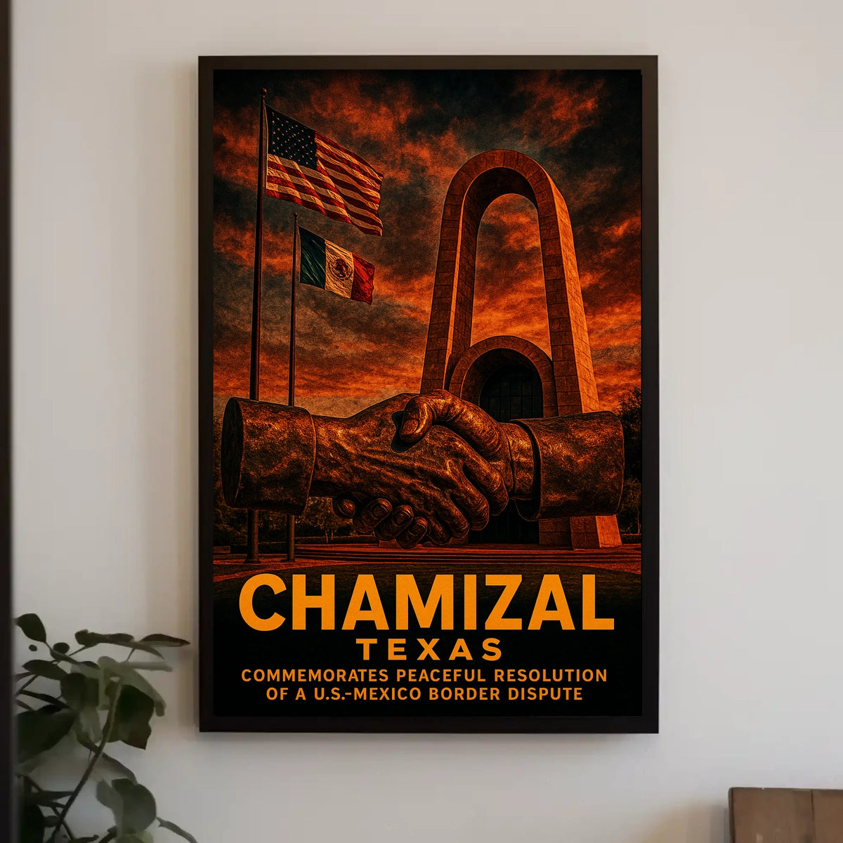 Chamizal Peace Memorial Poster