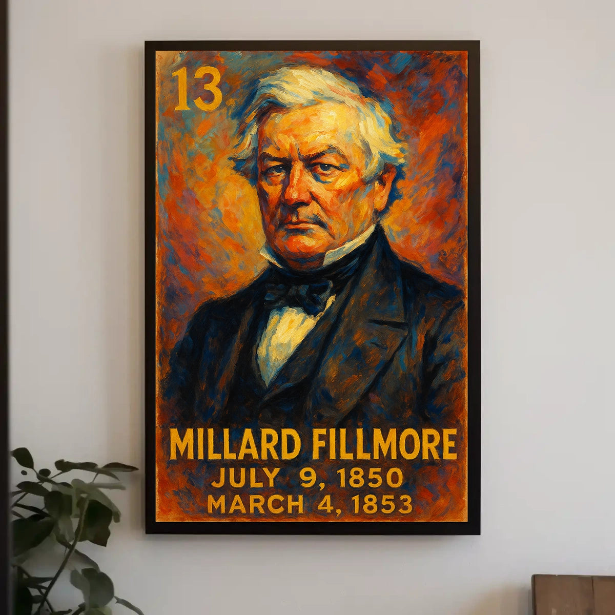 Millard Fillmore 13Th President Poster