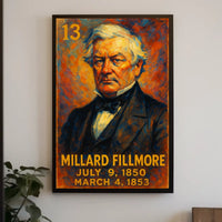 Millard Fillmore 13Th President Poster