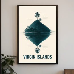 Tranquil Reflections Of The Virgin Poster