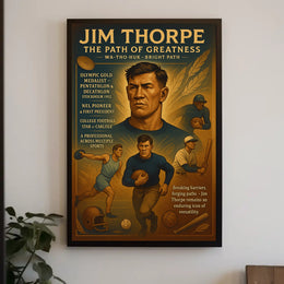 The Path of Greatness: Jim Thorpe Poster