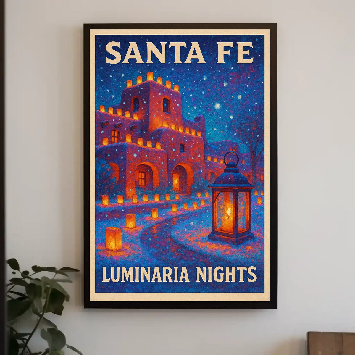Santa Fe Luminaria Nights Poster