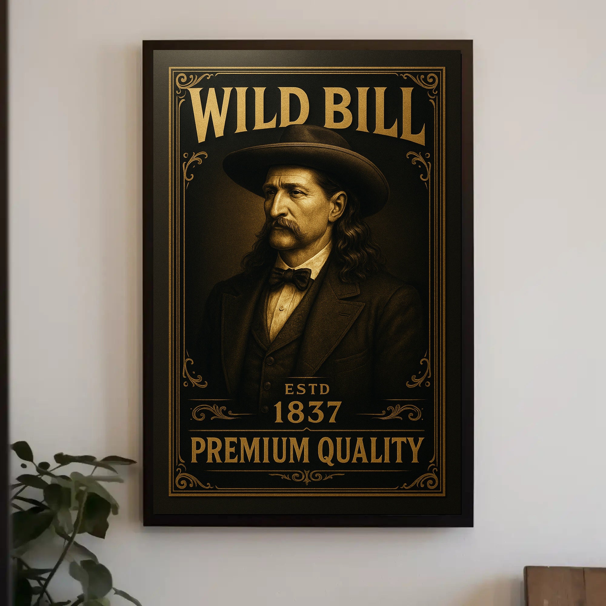 Wild Bill Hickok Premium Poster PosterGoat