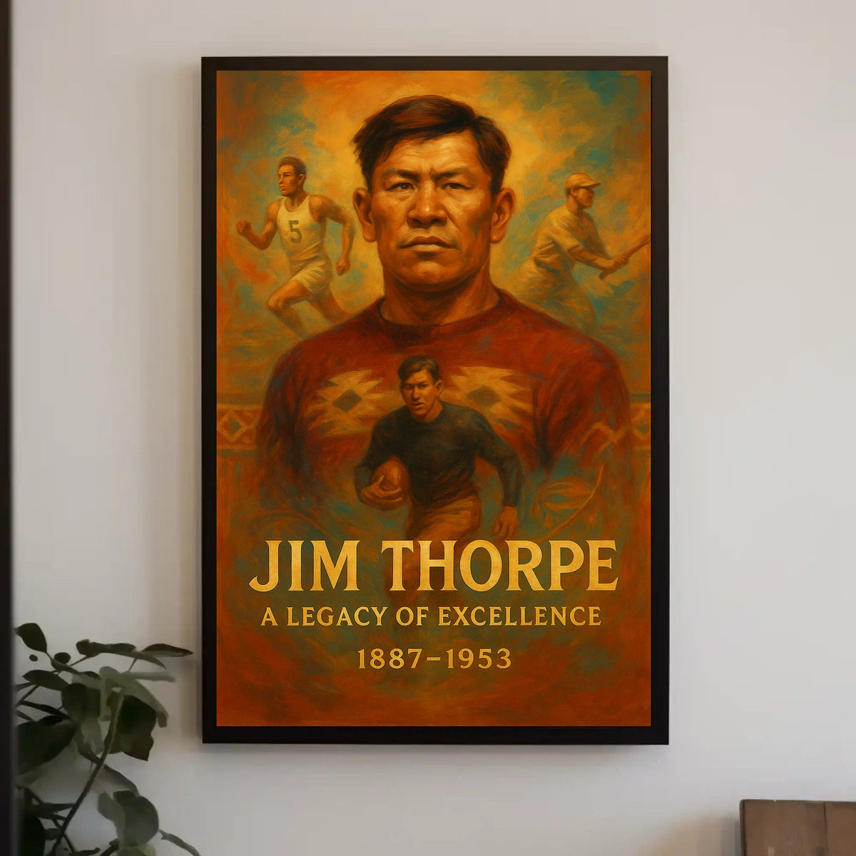 Celebrating Jim Thorpe A Sporting Legend Jim Thorpe Poster