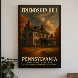 Friendship Hill Albert GallatinS Home Poster