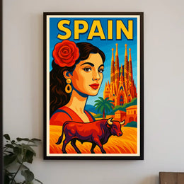 Vibrant Spain Poster