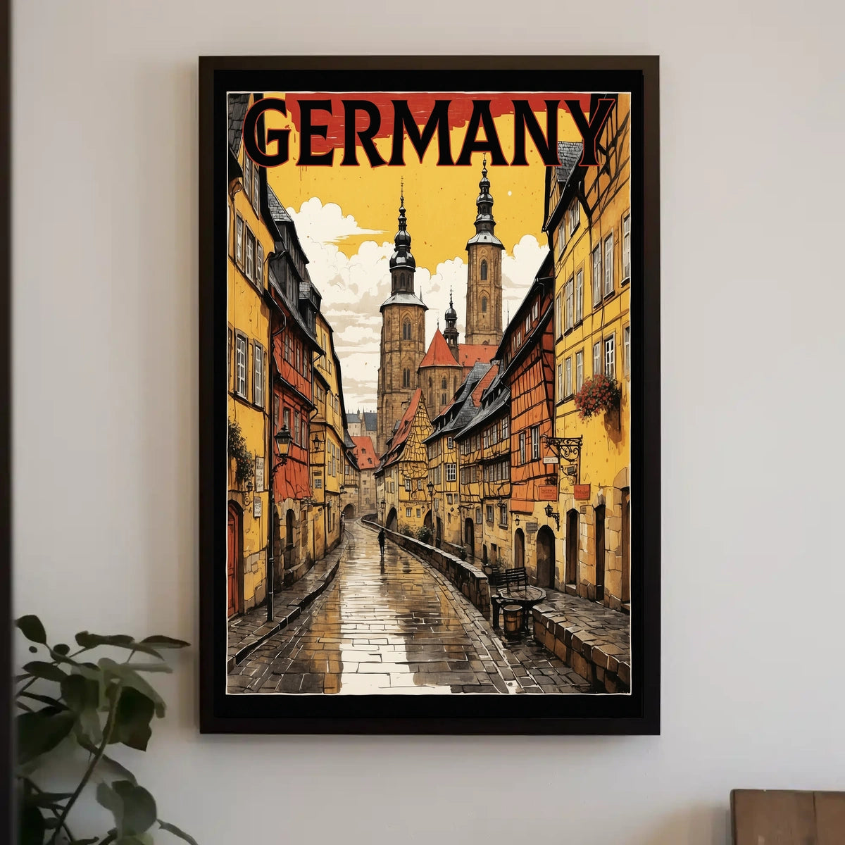 Germany Scenic Street View Poster