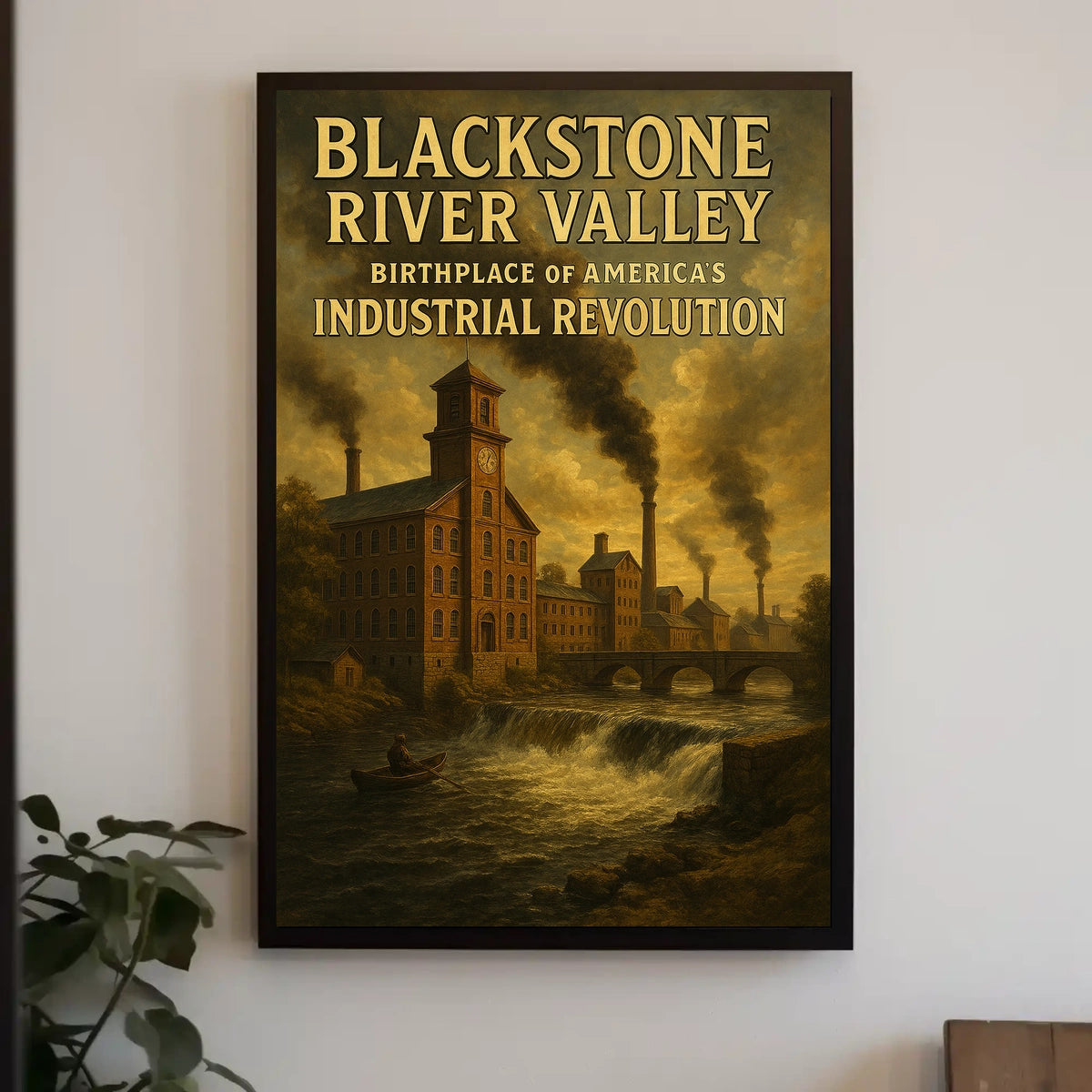 Blackstone River Valley Birthplace Of Poster
