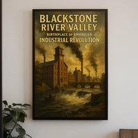 Blackstone River Valley Birthplace Of Poster