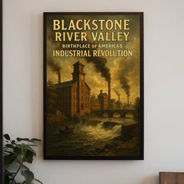 Blackstone River Valley Birthplace Of Poster