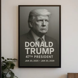Donald Trump 47th President Poster
