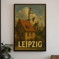 Leipzig Architectural Charm Poster