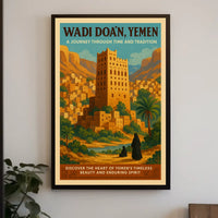Wadi DoAn, Yemen A Journey Through Poster