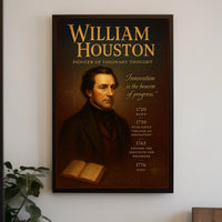 William Houston Pioneer of Visionary Thought Poster