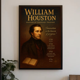 William Houston Pioneer of Visionary Thought Poster