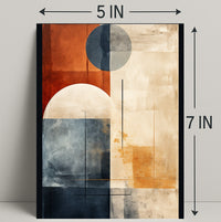 Abstract Geometric Harmony Abstract Poster