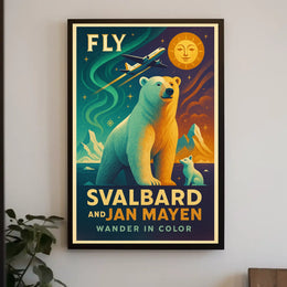 Explore Svalbard And Jan Mayen Poster