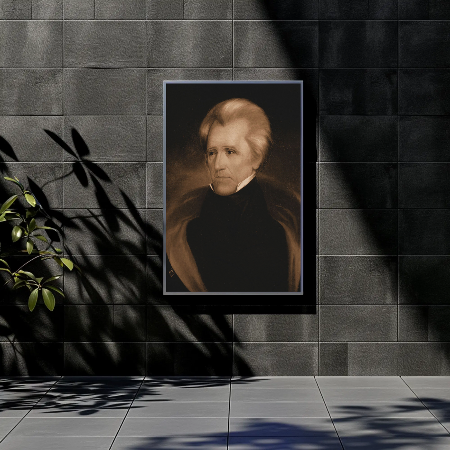 Andrew Jackson 7th President Sepia Photo