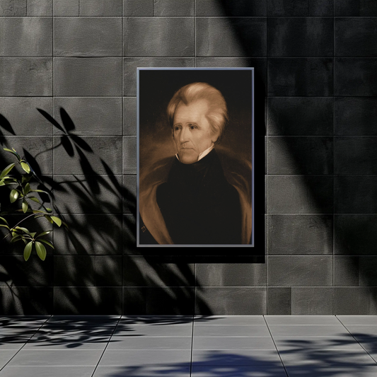 Andrew Jackson 7th President Sepia Photo