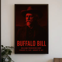 Buffalo Bill Portrait Historical or Presidential Poster