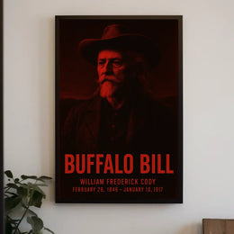 Buffalo Bill Portrait Historical or Presidential Poster