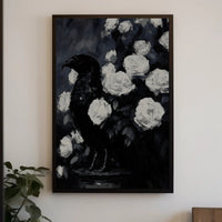 Raven and Roses: Gothic Animal Poster PosterGoat