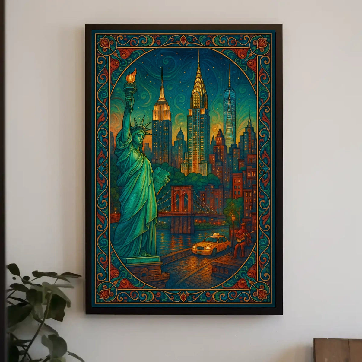 New York City Dreams Poster Wall Art For NYC Lovers