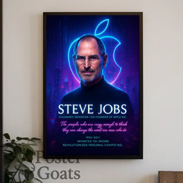 Steve Jobs Visionary Quote Motivational or Quote Poster