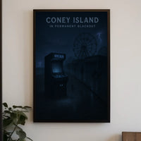 Coney Island In Permanent Blackout Poster