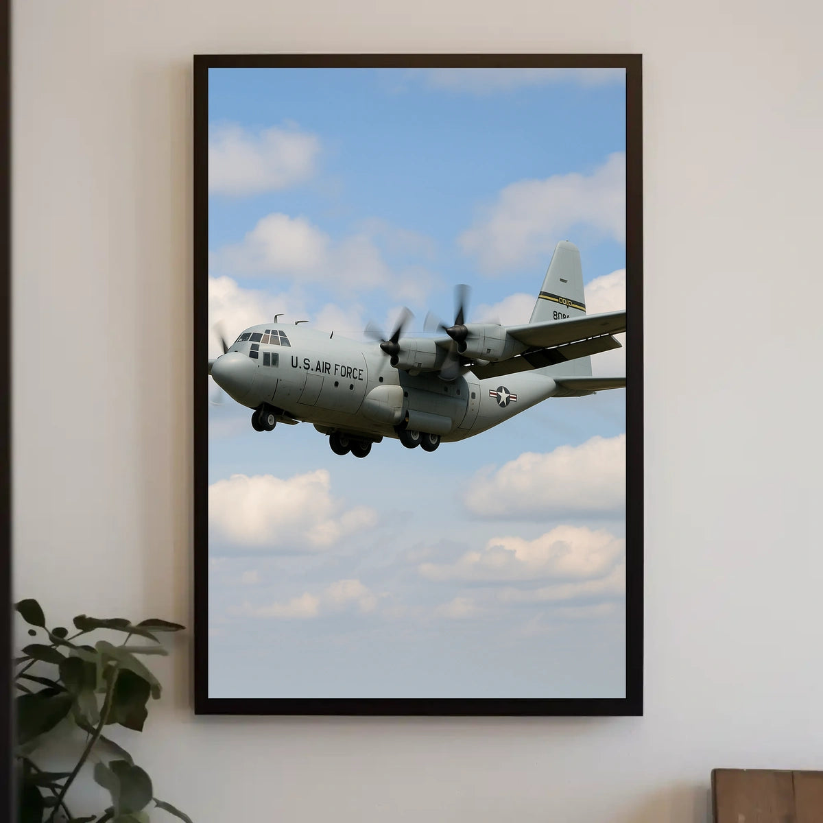 U.S. Air Force C-130 Hercules Military Recruitment Poster